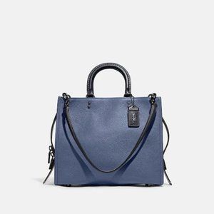 Coach Rogue 30 in Washed Chambray Multi